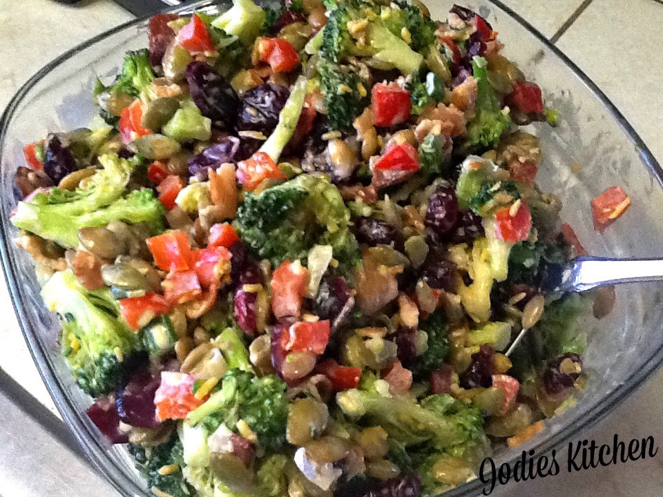 Jodies Kitchen Broccoli Christmas Salad