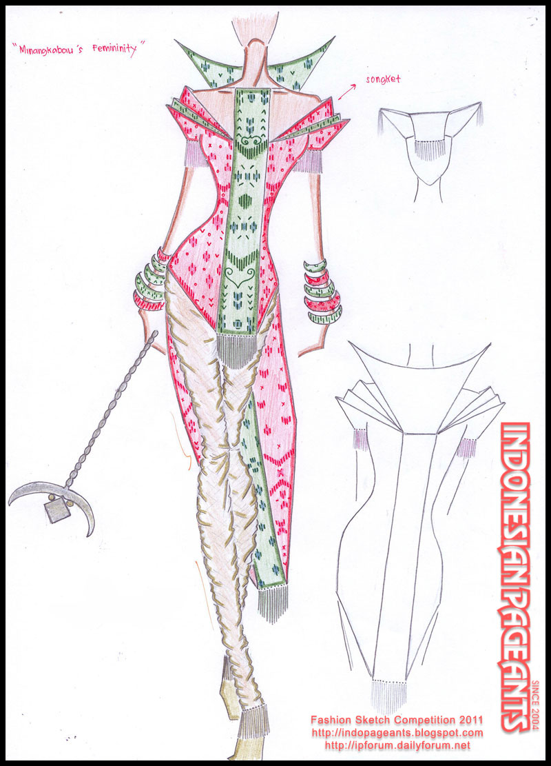IP Fashion Sketch Competition 2011 Top 10 National Costume