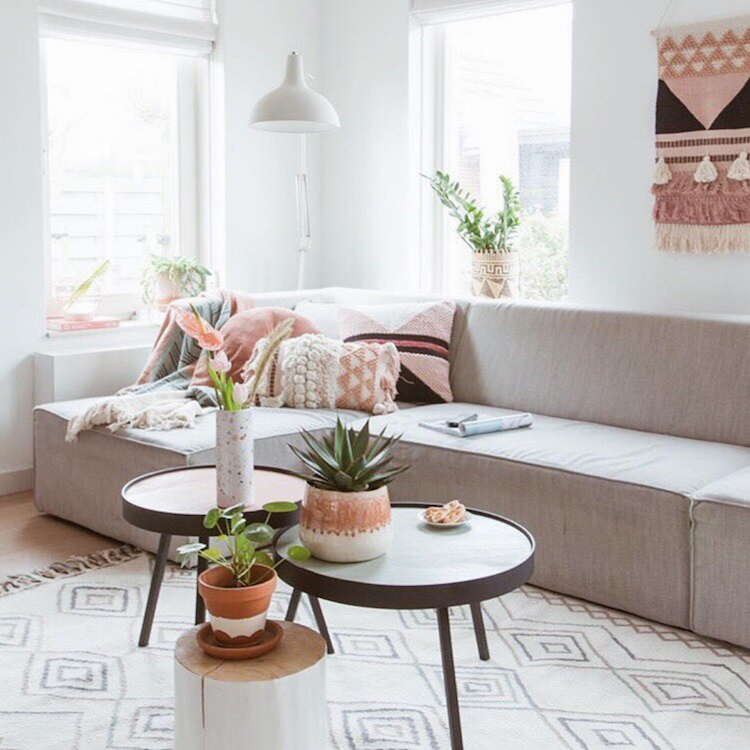My Scandinavian Home A White Dutch Home With Salmon Pink