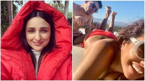 Parineeti Chopra got a bit concerned for Priyanka Chopra and Nick Jonas. Parineeti Chopra got a bit concerned for Priyanka Chopra and Nick Jonas.