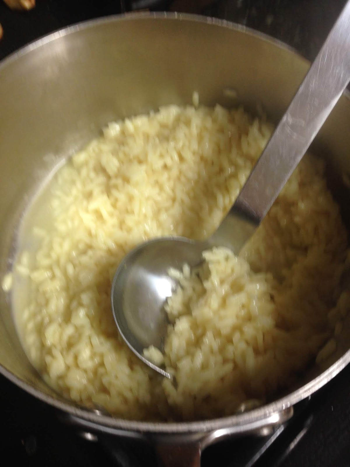 Meandering and cooking around the world channeling Julia Child Risotto