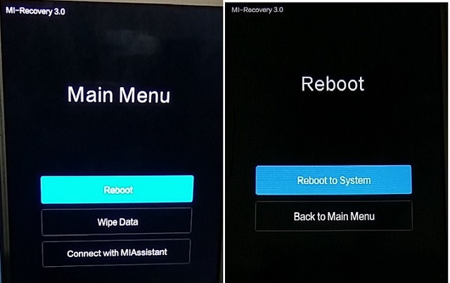 Экран main menu xiaomi. Xiaomi main menu Reboot wipe data. Main menu Redmi Recovery 3.0. Редми 9а main menu. Редми 9 main menu Redmi Recovery 3.0 Reboot wipe data connect with miassistant.