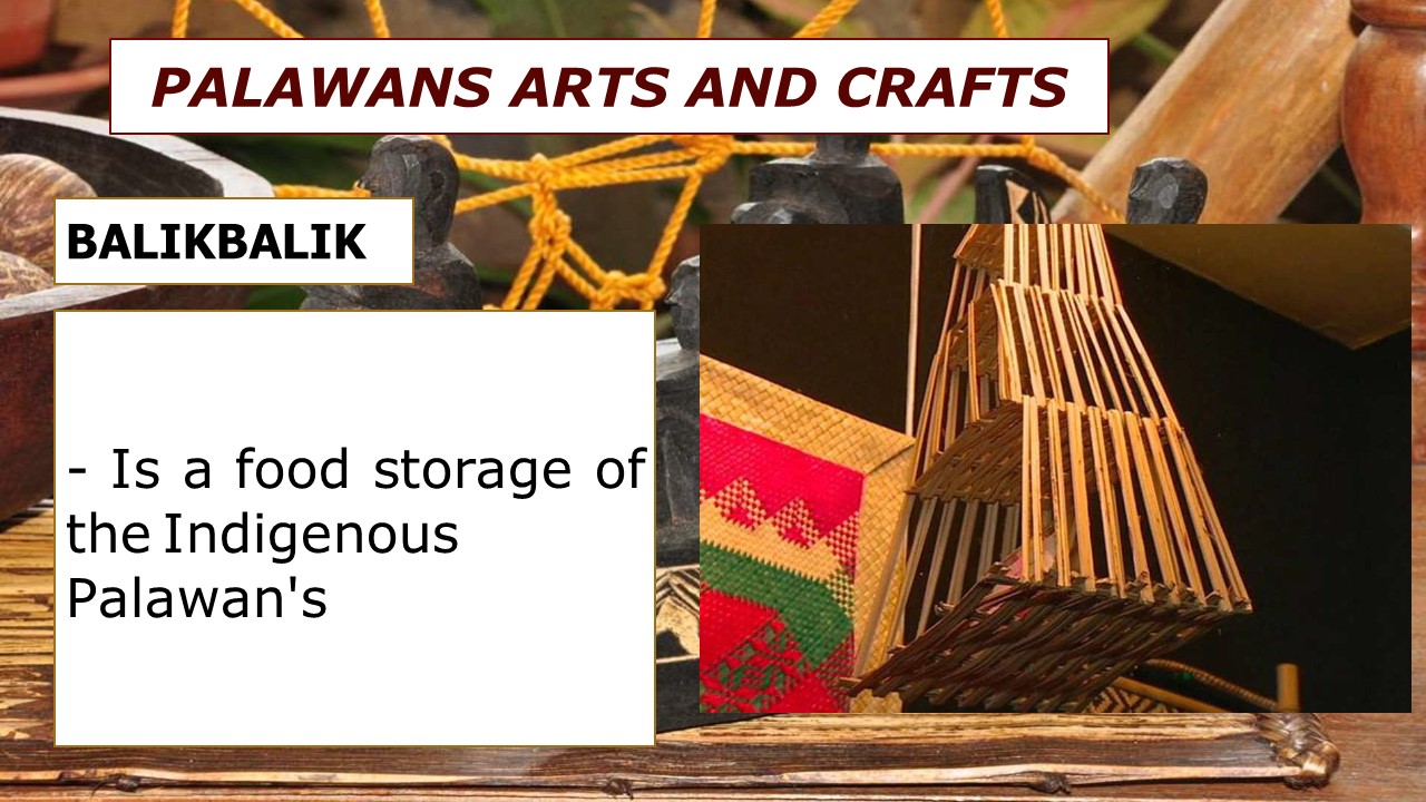 MAPEH Homepage Learning Materials Arts and Crafts of Romblon