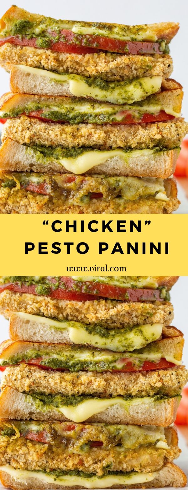 “CHICKEN” PESTO PANINI - Viral Recipes