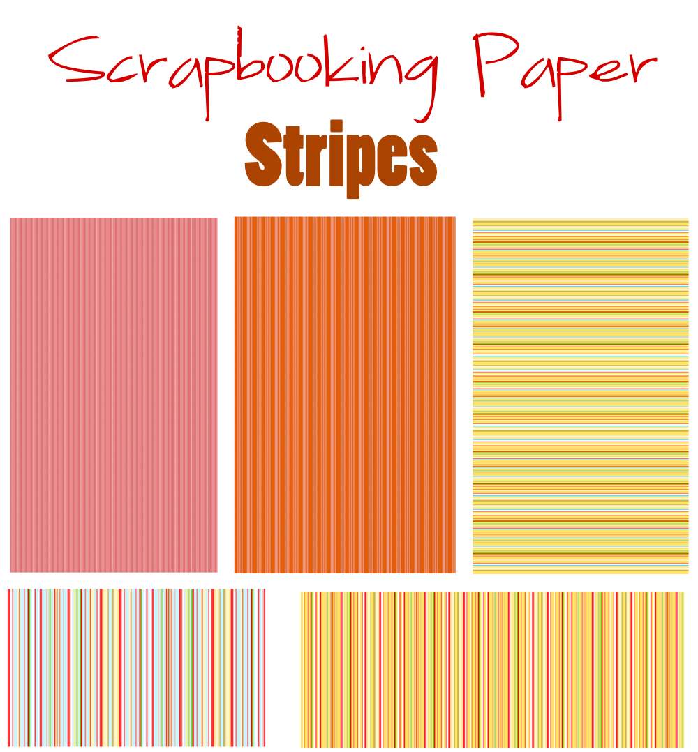 free printable striped scrapbooking and wrapping paper gestreiftes