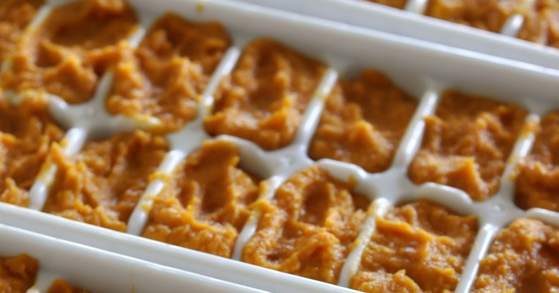 How To: Make and Freeze Homemade Baby Food Sweet Potato Purée