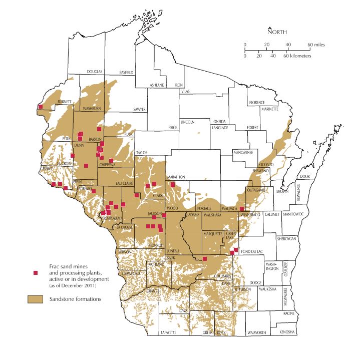 GIS II Geography 337 Lab 1 Sand Mining in Western Wisconsin Overview