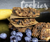 Fill your cookie jar with healthy breakfast cookies made with blueberries and bananas. #fillthecookiejar