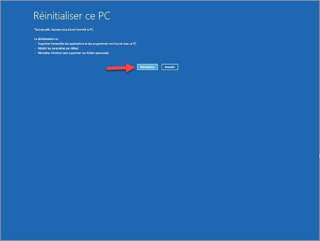 Réinitialiser Windows 10 à partir de la ligne de commande Réinitialiser, récupérer, Restaurer, Réparer, Sortie usine, remettre à zéro, Windows 10, supprimer l'ensemble des applications, paramètres par défaut, conserver vos fichiers, supprimer vos fichiers, Réparer Windows 10 sans perdre ses données, Réparer Windows 10 sans formater, trucs et astuces, administration, ligne de commande, MS-DOS, invité de commandes.