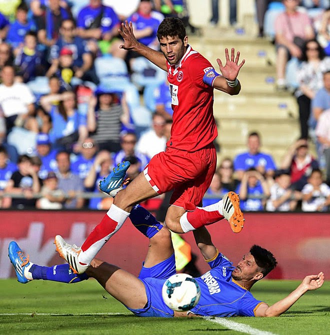 crónica getafe cf 1 vs sevilla fc 1