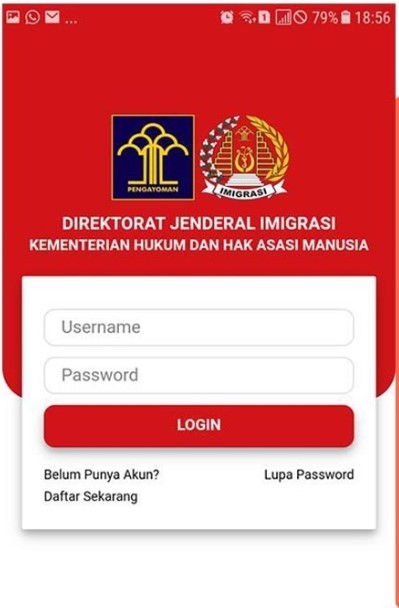Aplikasi antrian paspor online
