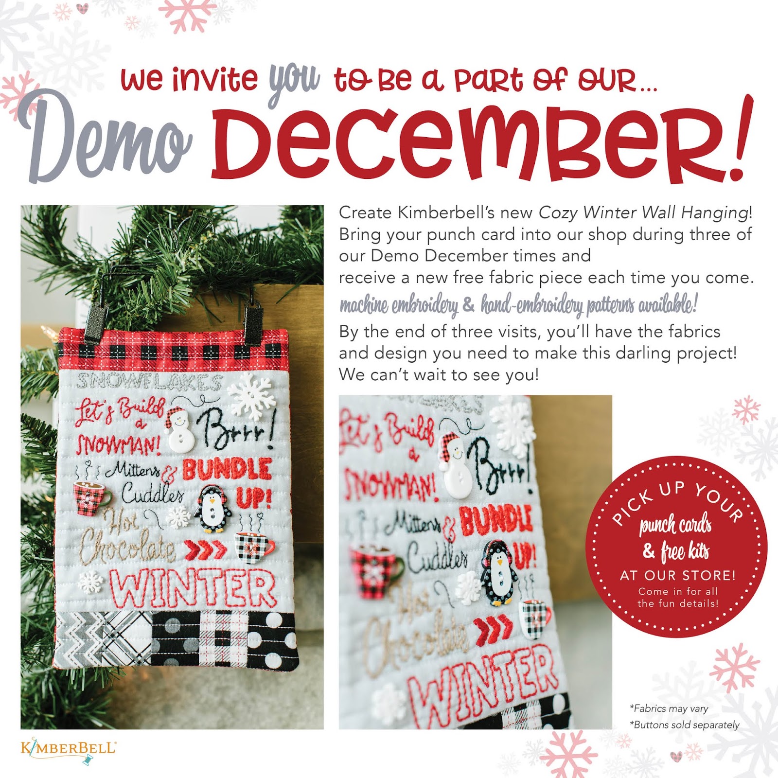 . Kimberbell Free Event!