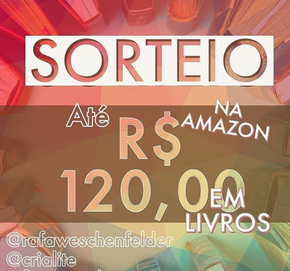 Divulgação de Sorteios - até 120,00 na Amazon - Coisas de Ana