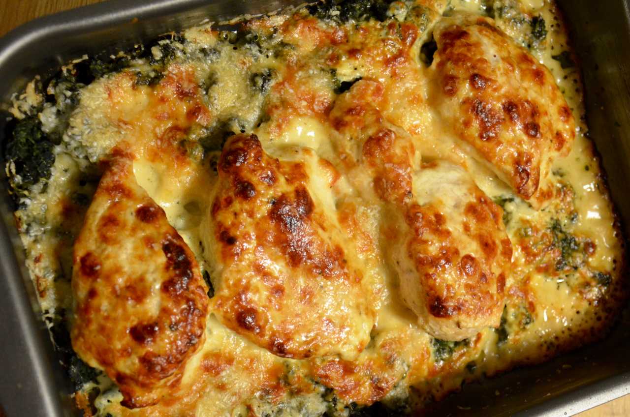 the Swedish and the Chef Parmesan Chicken Gratin
