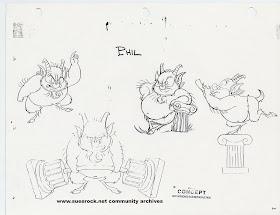 Living Lines Library: Hercules (1997) - Model Sheets & Production Drawings