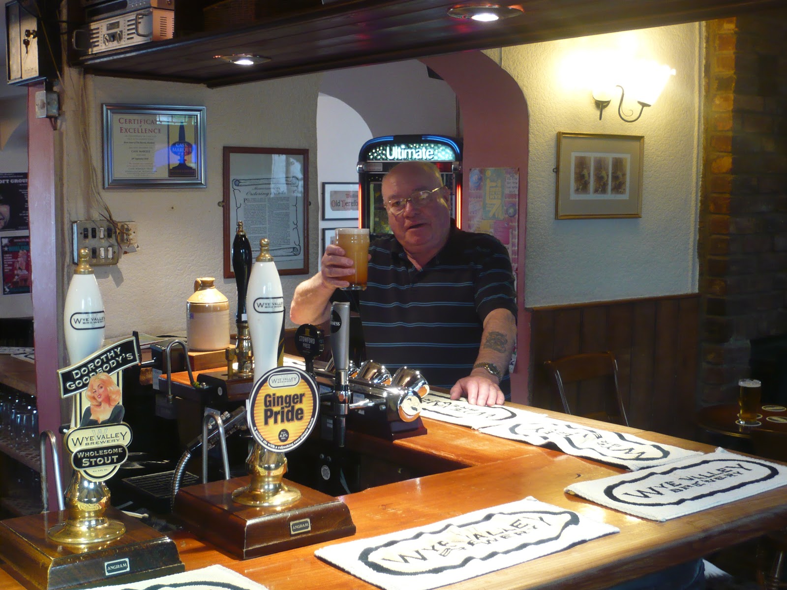 CALLED TO THE BAR Barrels Hereford Men telling pub tales