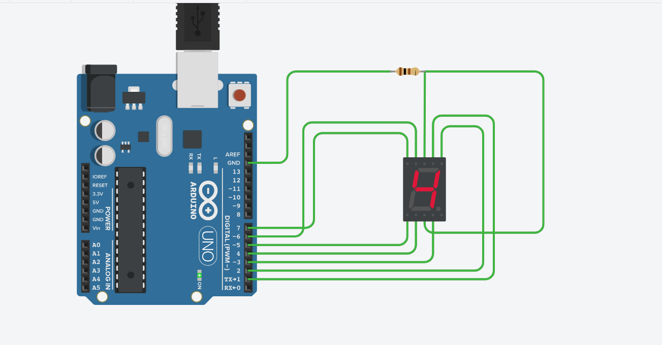 How to use 7 Segment Display with Arduino | Count 0-9 using Arduino and ...