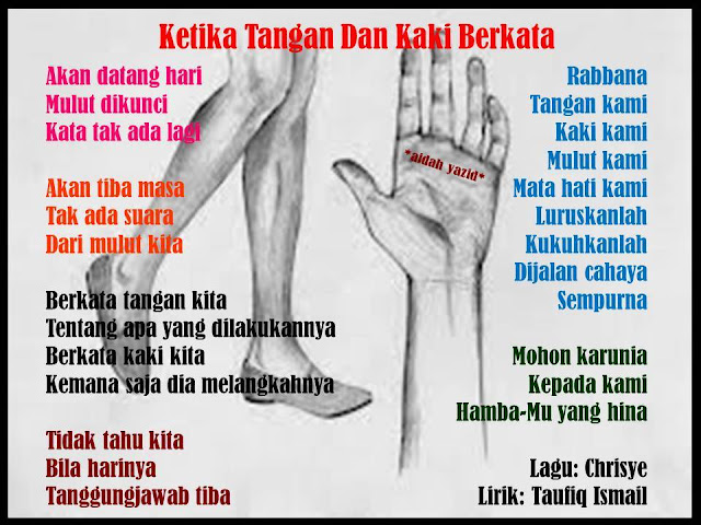 Bagaimana Bisa Kamu Berbohong, Jika yang Bersaksi Tangan dan Kakimu Bagaimana Bisa Kamu Berbohong, Jika yang Bersaksi Tangan dan Kakimu
