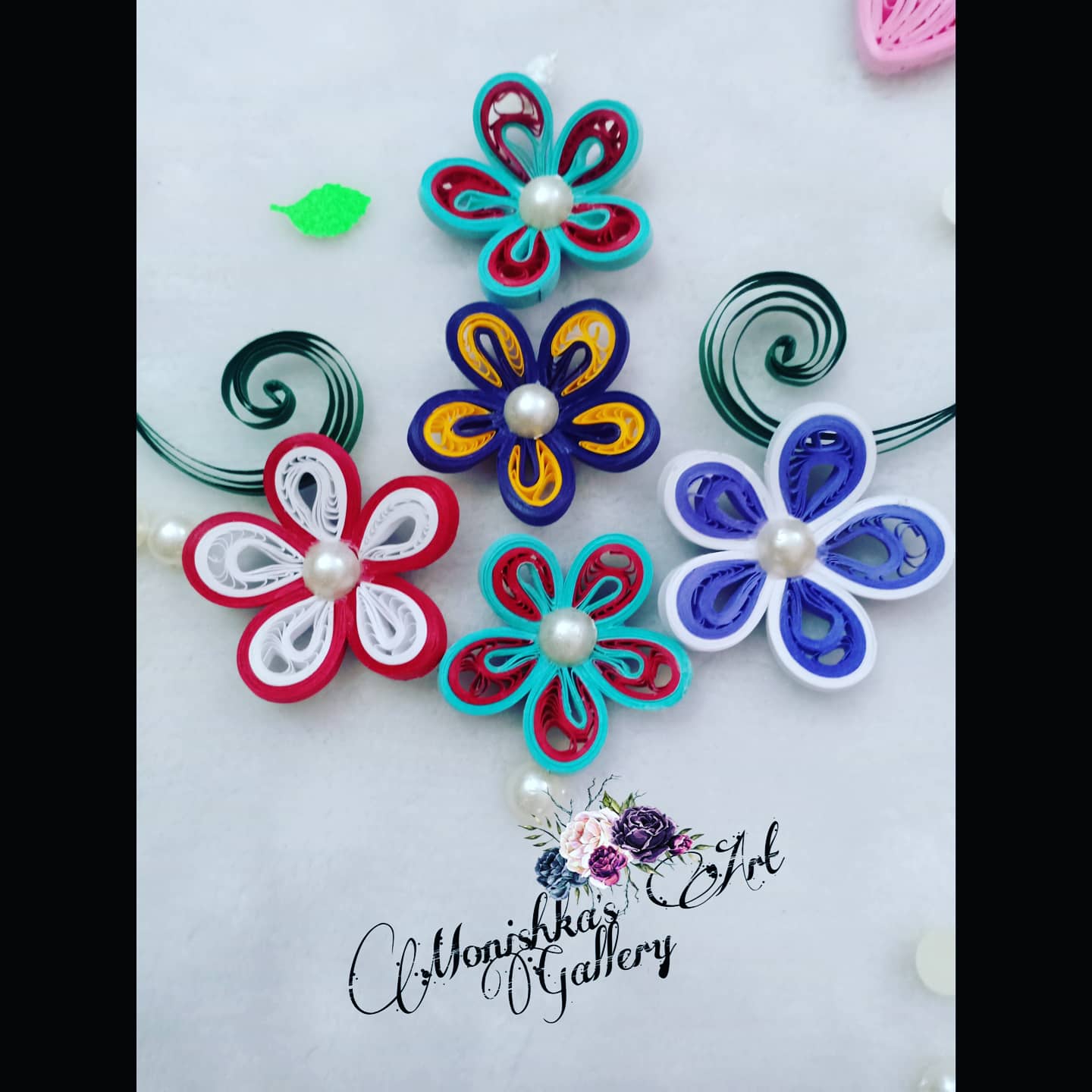 Monishka's Art Gallery Quilling Malaysian Flower