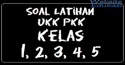 Soal Latihan UKK PKK Kelas 1, 2, 3, 4, 5 Soal Latihan UKK PKK Kelas 1, 2, 3, 4, 5