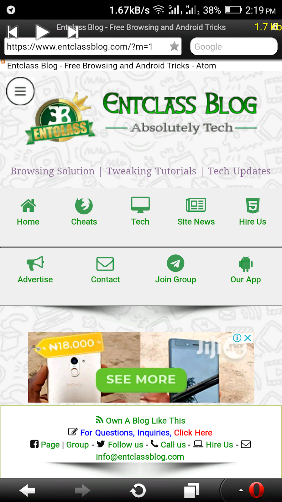 Airtel Ng Opera Mini Handler Free Browsing Cheat 19