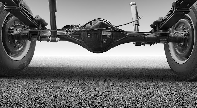 Cầu sau xe bán tải K200SD cabin đôi Cầu sau xe bán tải K200SD cabin đôi