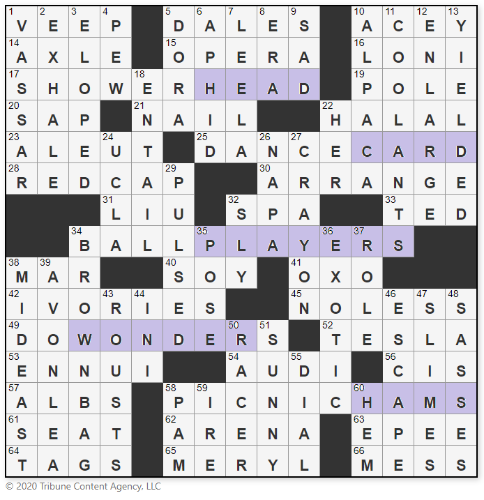 L A Times Crossword Corner Friday December 18 2020 Robin Stears