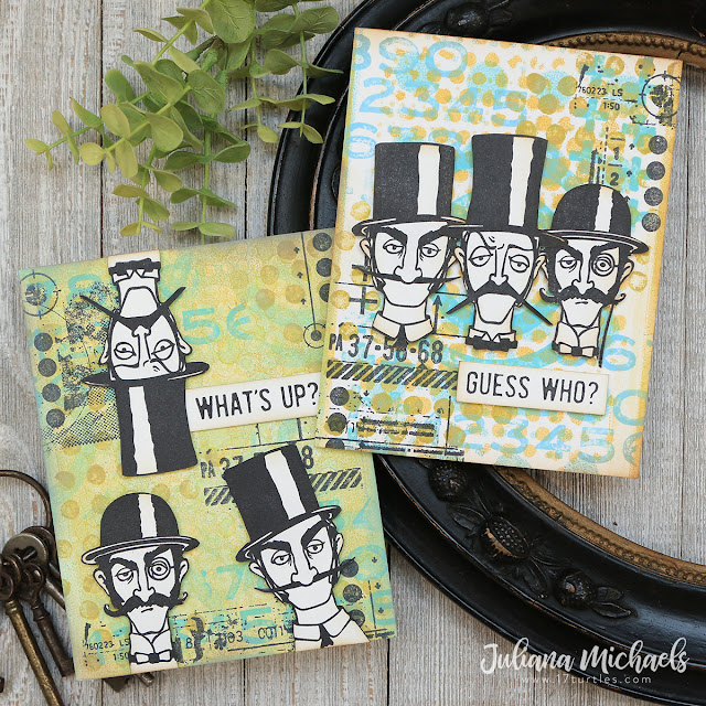Tim Holtz Stampers Anonymous Inquisitive Gel Plate Backgrounds