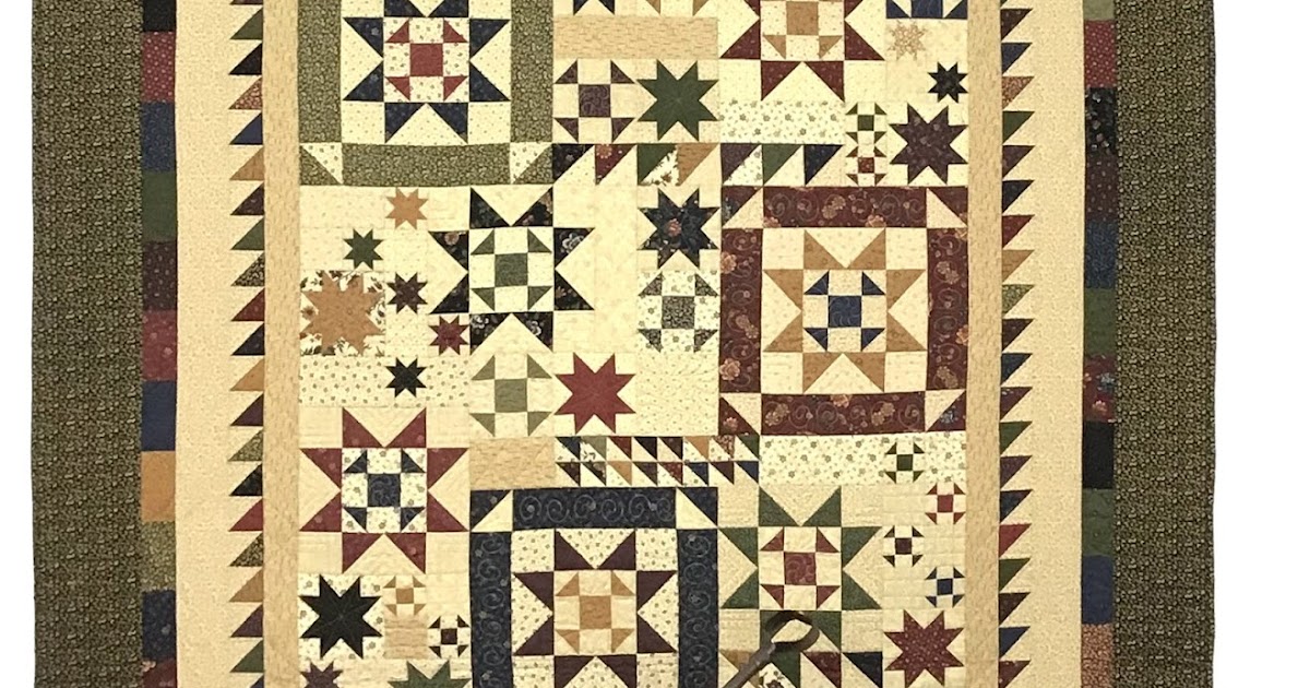 Kansas Troubles Quilters Star Cluster QuiltaLong