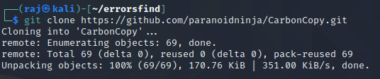 GitHub - paranoidninja/CarbonCopy: A tool which creates a spoofed  certificate of any online website and signs an Executable for AV Evasion.  Works for both Windows and Linux