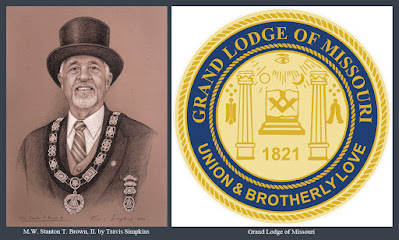 M.W. Stanton T. Brown, II. Past Grand Master. Grand Lodge of Missouri. by Travis Simpkins
