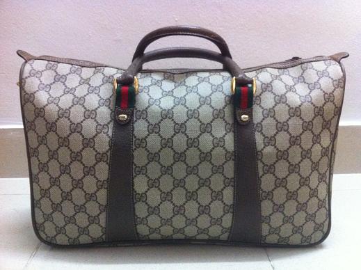 Truly Vintage: Vintage GUCCI Accessory Collection XL Boston Doctor Bag