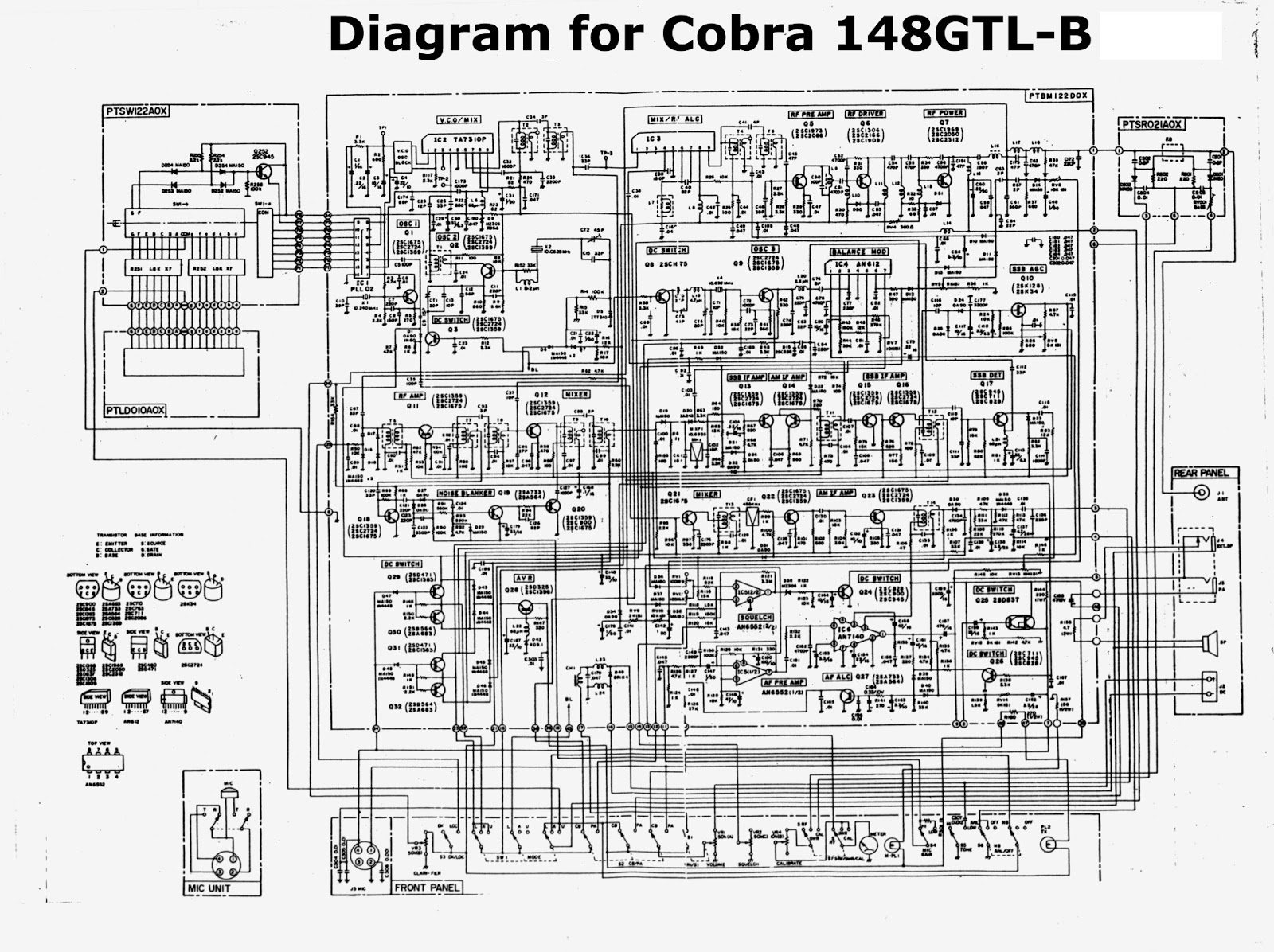 Prof.Solimar: Diagramas,esquemas e manuais: Cobra 148GTL,Cobra 19dxIV
