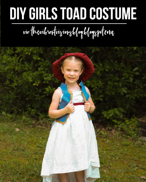 the Vibrant Visions blog: Easy DIY Girls Toad Costume