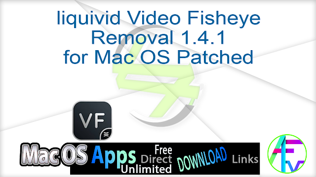 Free mac software for fisheye removal software