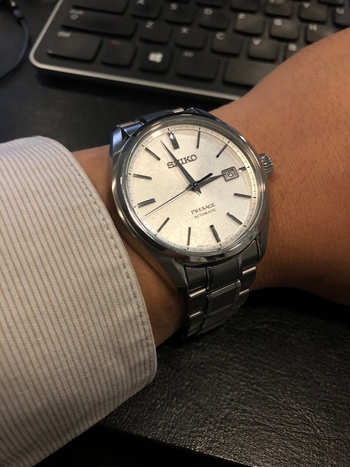 My Eastern Watch Collection: SEIKO Automatic PRESAGE SARX055 Titanium - All  the bits and pieces to make it feel special yet at a price point that does  not break the bank, A