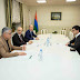 Председатель Законодательного Собрания Элиссан Шандалович провел встречу с руководителем Школы публичной дипломатии Тиграном Шадунцем (Армения)