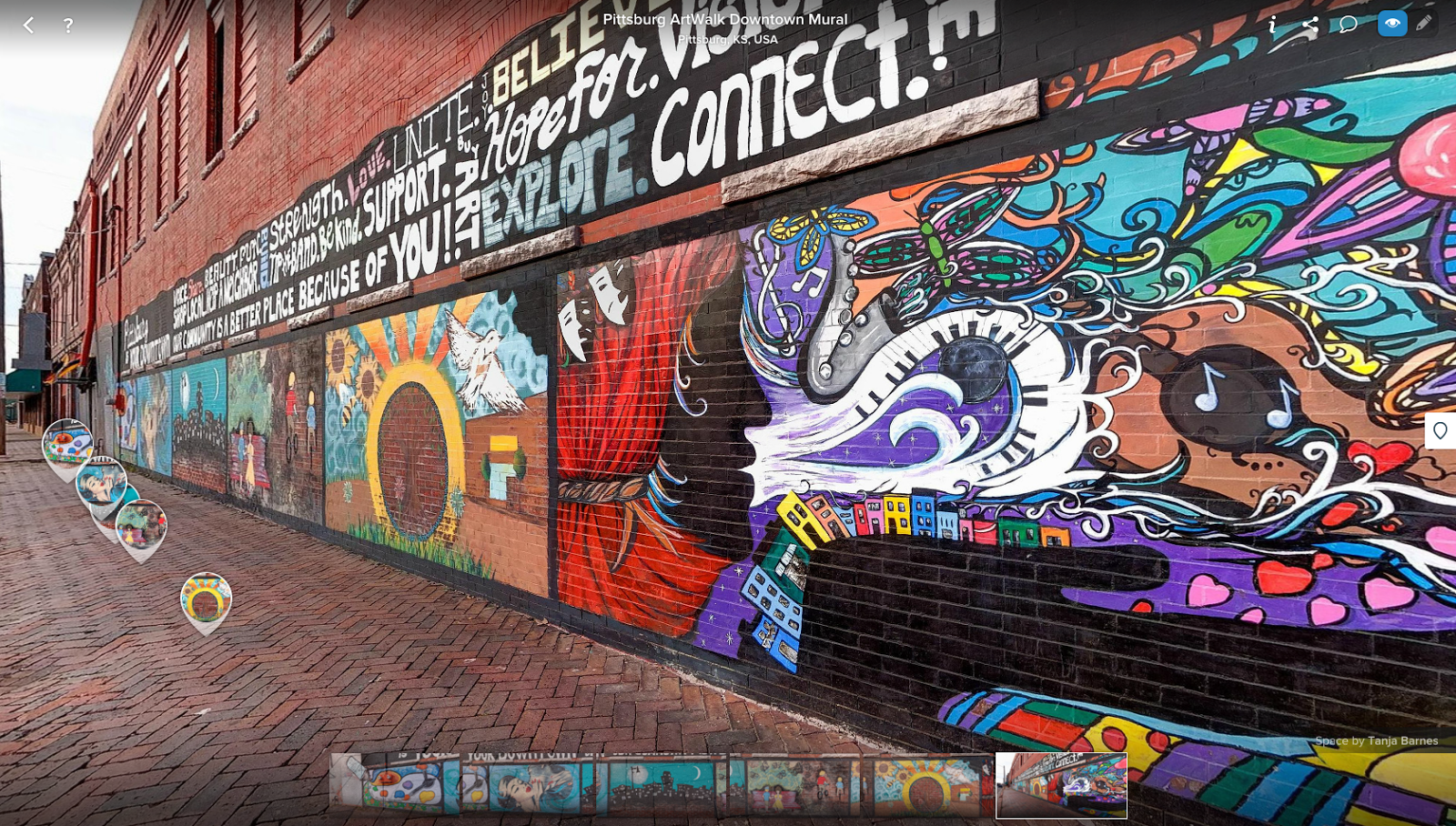 Discover the Pittsburg ArtWalk "Your Downtown" Mural located in