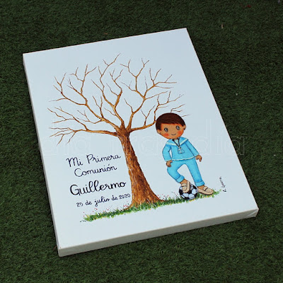 Árbol huellas Primera Comunión