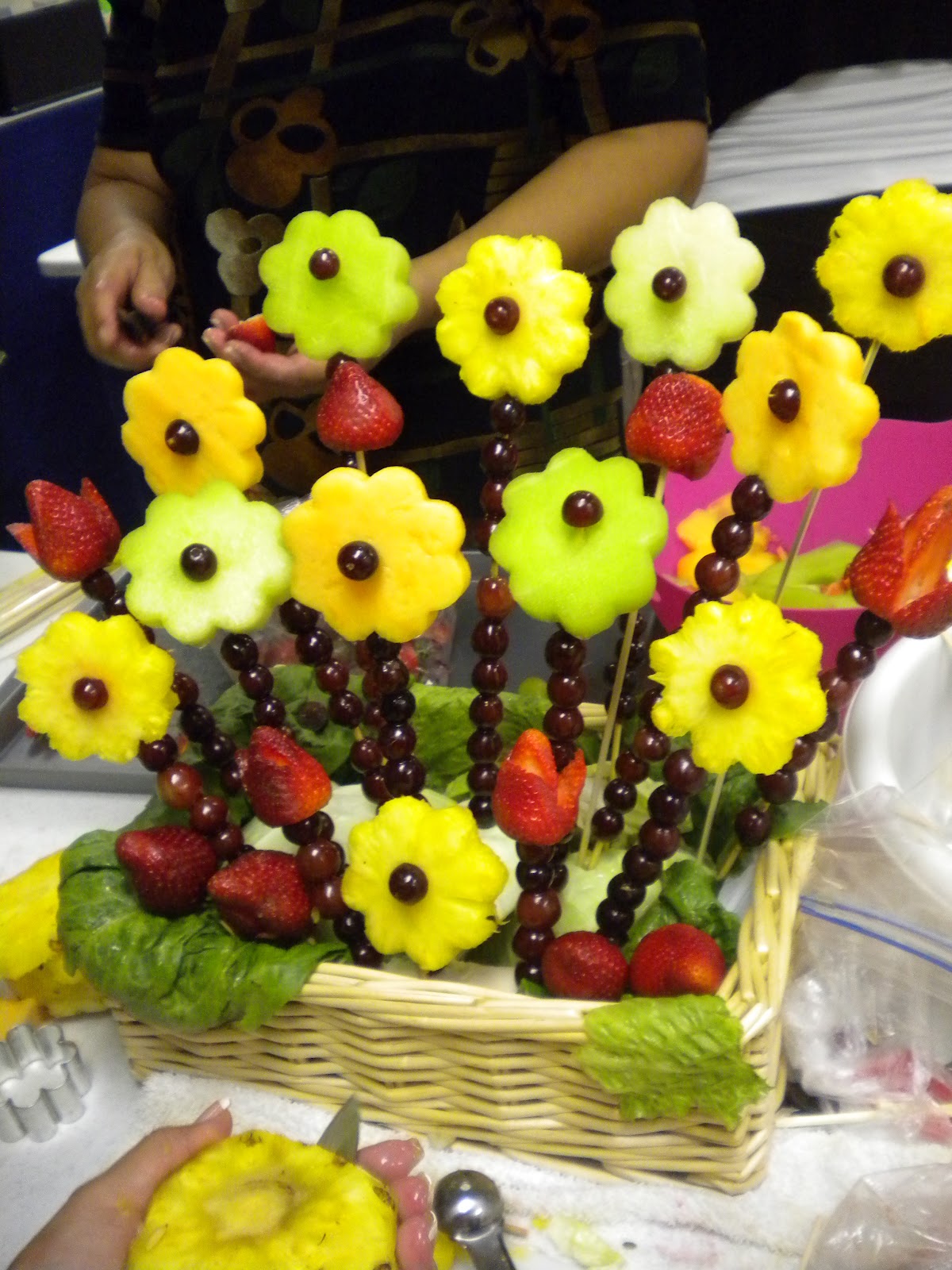 Arreglos con Frutas y Vegetales en Creatividades Latinas: Canastas de