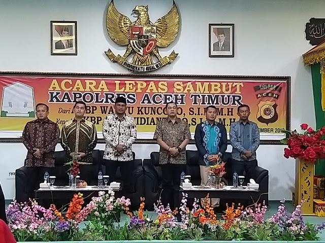 Pemkab Aceh Timur Gelar Acara Lepas Sambut Kapolres September 17, 2019