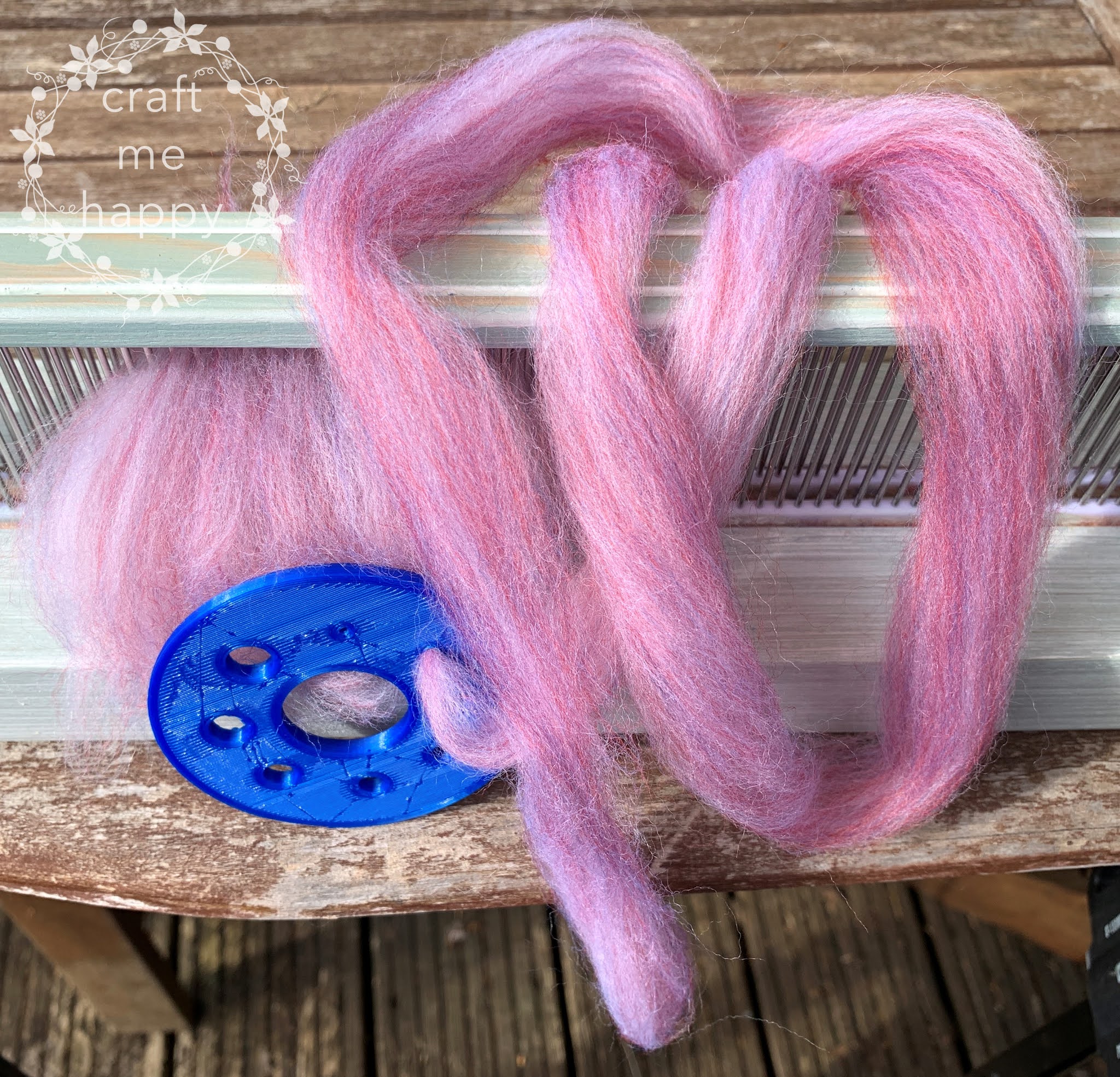 DIY Wool Blending Hackle My £22 onion slicer hackle Craft me Happy