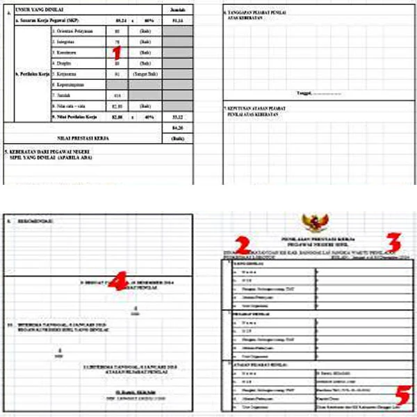 Sheet Penilaian SKP CPNS