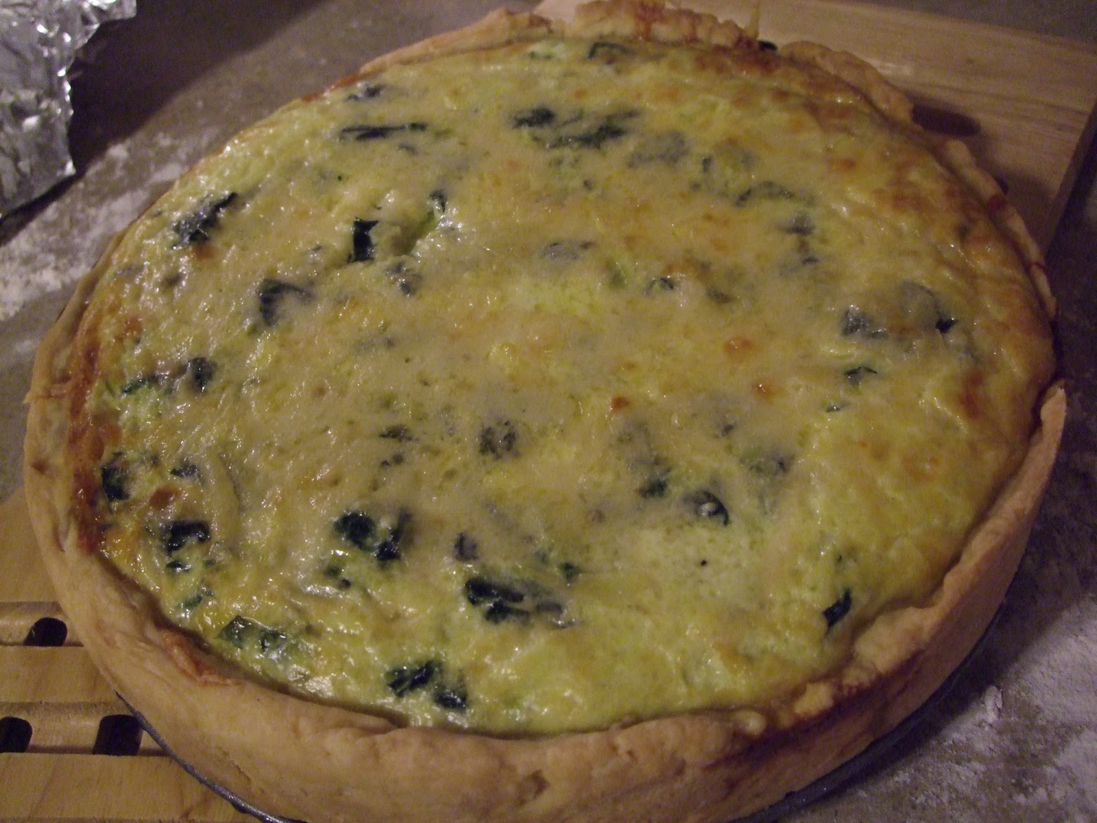Tales from a Racey Kitchen Julia Child's quiche