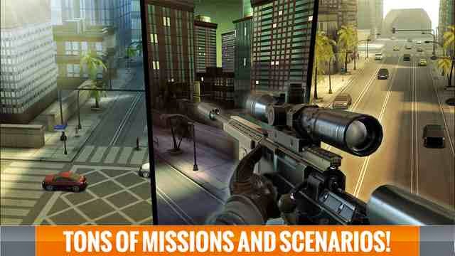 تحميل لعبة إطلاق النار والقناصة الأعلي تصنفياً للأيفون والايباد والايبود مجاناً Sniper 3D Assassin iOS