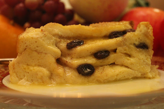 Traditional British Bread and Butter Pudding