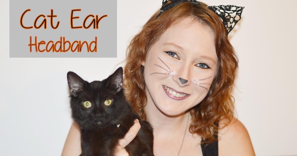 With Alex DIY Cat Ear Headband