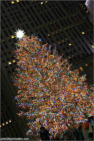 Árbol de Navidad Iluminado del Rockefeller Center, Nueva York Árbol de Navidad Iluminado del Rockefeller Center, Nueva York