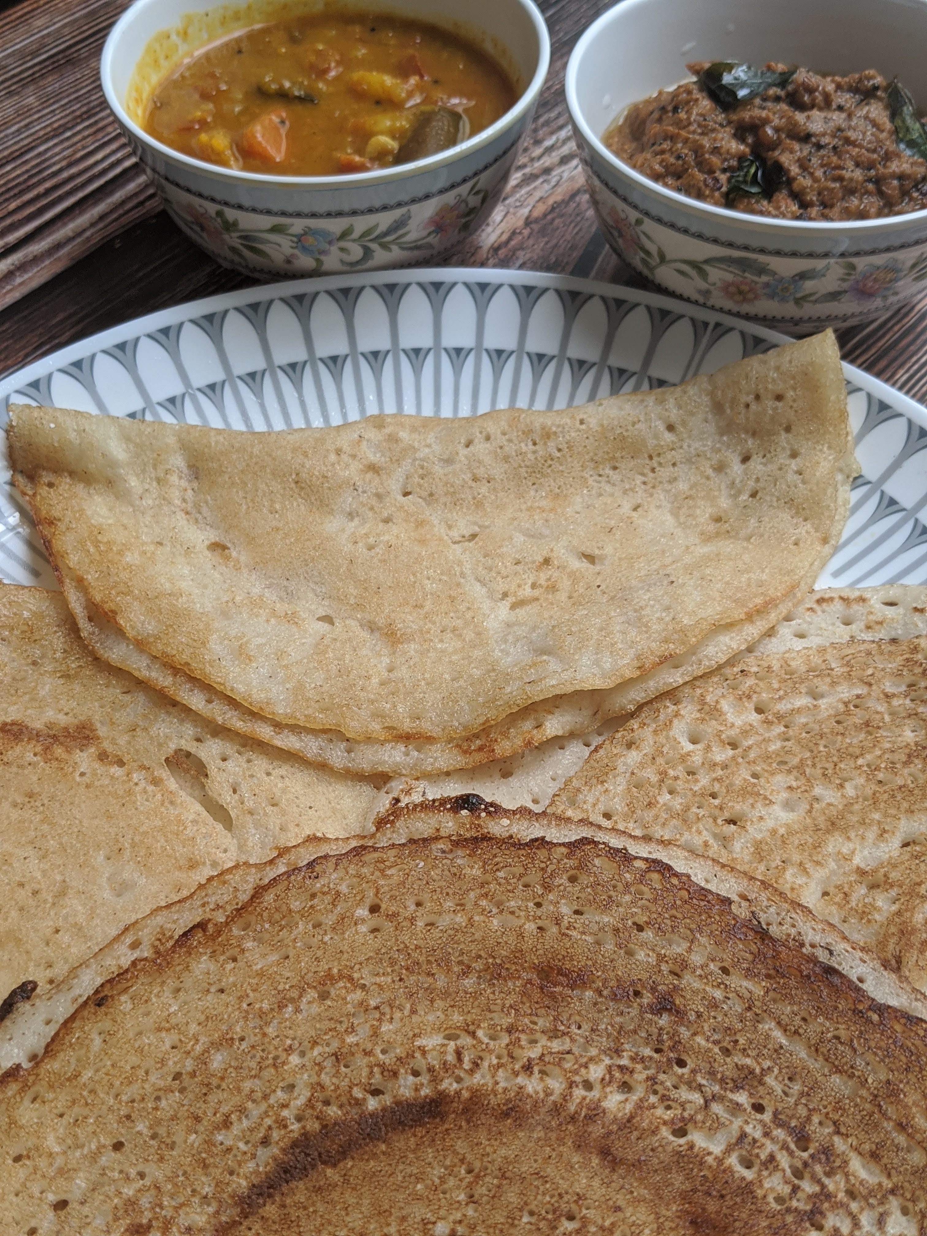 Instant Leftover Rice Dosa Quick Breakfast