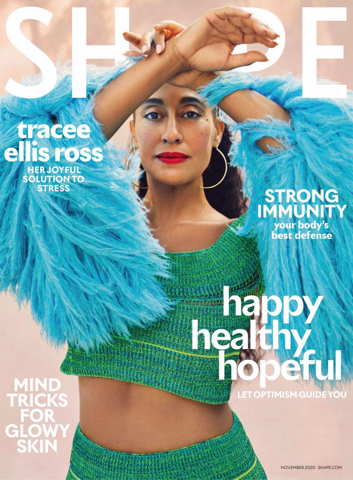 Tracee Ellis Ross Featured in Shape Magazine - November 2020